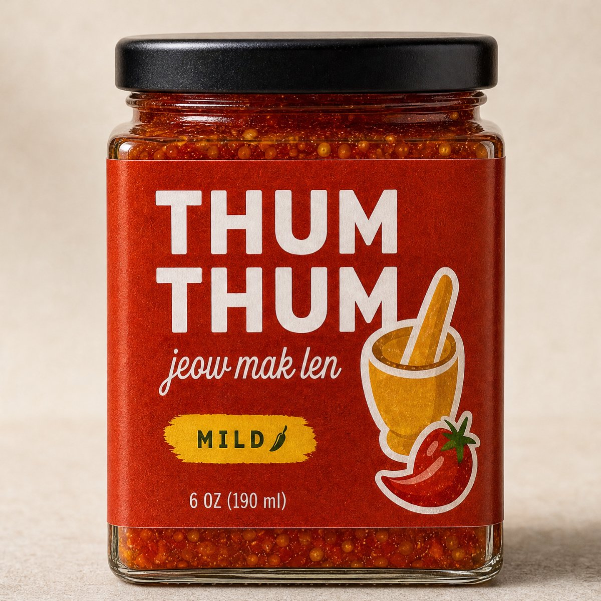 Jeow Mak Len (roasted tomato) jar